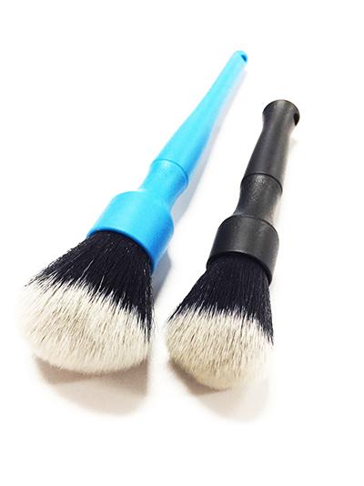 Poils mous blancs inférieurs noirs de la crête PBT, brosse intérieure de dépoussiérage de voiture, brosse de nettoyage 0