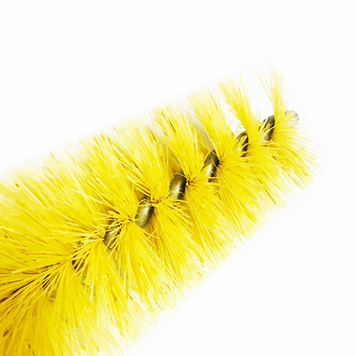 Le lavage de véhicule usine la voiture molle Rim Wash Brush Yellow de poil