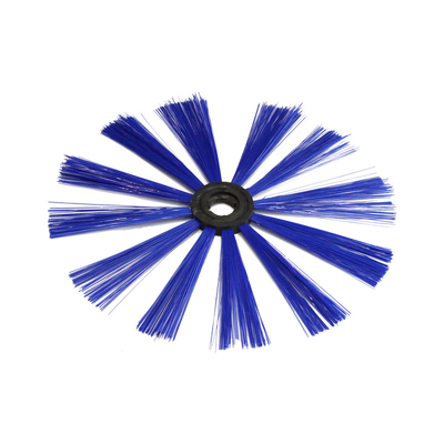 La balayeuse de route rotatoire adaptée aux besoins du client d'industrie balayent la couleur bleue
