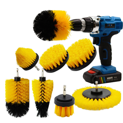 Brosse de lecture de nettoyage de perceuse pour les surfaces de nettoyage de lavage de salle de bains de roue de voiture