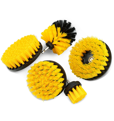 Des pinceaux jaunes et doux 5 pièces