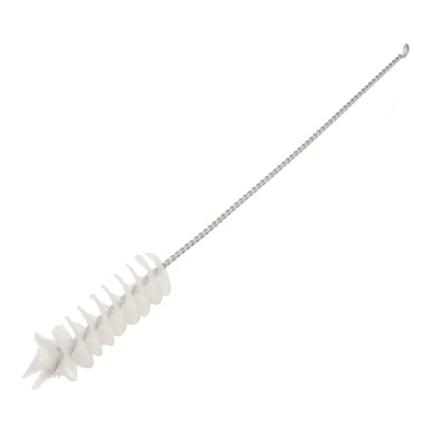 Longues brosses en nylon de tube de la brosse de nettoyage de tuyau d'acier inoxydable 15.5cm