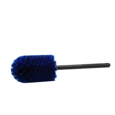 Utilisation multi de cheveux de voiture de roue de nettoyage de brosse poignée molle bleue d'outil de longue