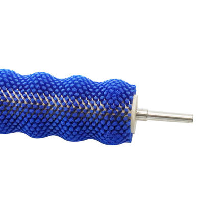 Rond de nettoyage de brosse de rouleau de fruits et légumes en nylon inoxydables d'axe