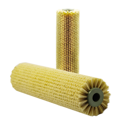 Brosse végétale cylindrique industrielle de rouleau de fruit de pp pour le lavage et l'épluchage