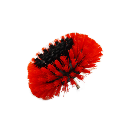Brosse de nettoyage pour carrelage de salle de bain rouge