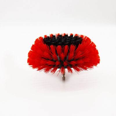 Brosse de nettoyage pour carrelage de salle de bain rouge