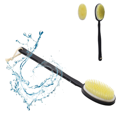 Brosse à douche en bois exfoliant le corps pour le bain au masseur