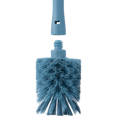 Pinceau de nettoyage à la paille pour bouteille en PP avec tête amovible