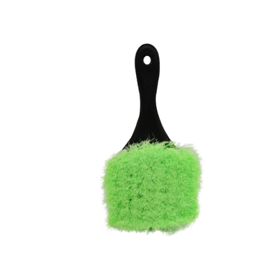 Verte PP cheveux pneus de voiture roue lavage nettoyage brosse détaillée pour les soins de l' auto