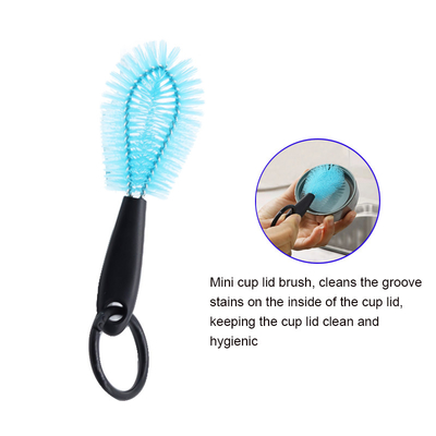 Brosse de nettoyage personnalisée pour le ménage Brosse de nettoyage à la paille Brosse pour le lavage de bouteille à cou étroit