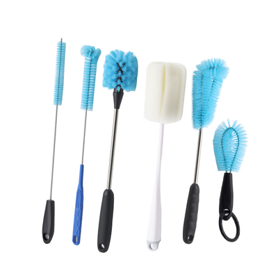 Brosse de nettoyage personnalisée pour le ménage Brosse de nettoyage à la paille Brosse pour le lavage de bouteille à cou étroit