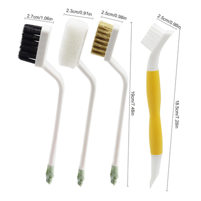 Petit ensemble de pinceaux de nettoyage pour le nettoyage en profondeur, pinceau à gommer pour la cuisine