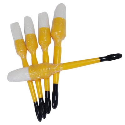 PBT Blanc en plastique pour les cheveux outils de nettoyage d'intérieur brosse de détails de voiture 5 PCS ensemble