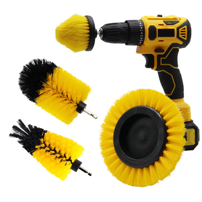 Vente à chaud 4pcs rotative d' antilope ronde brosse à cheveux doux à brosses de lavage de voiture