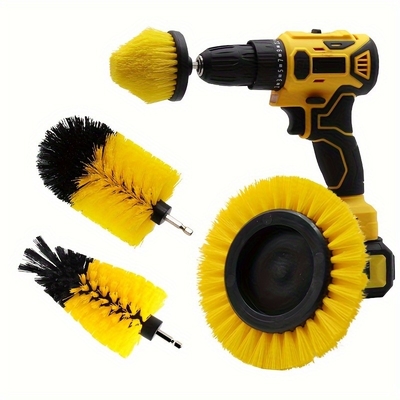 Fournisseur d'usine 4pcs brosse de nettoyage à base d'écorce brosse à carreaux brosse de perçage brosse à éplucher