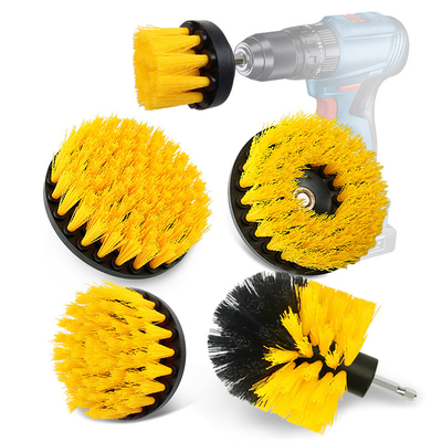 Des pinceaux jaunes et doux 5 pièces