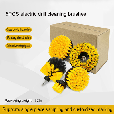 5pcs brosse de nettoyage de forage Power Scrubber brosse de nettoyage de voiture
