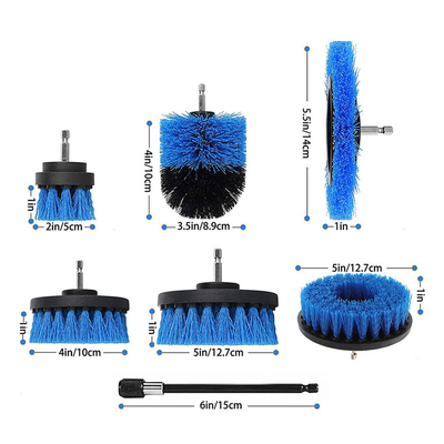 8 pièces en gros Forage électrique brosses de nettoyage de crevasses outils de lavage de voiture