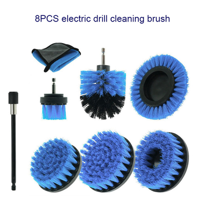 8 pièces en gros Forage électrique brosses de nettoyage de crevasses outils de lavage de voiture