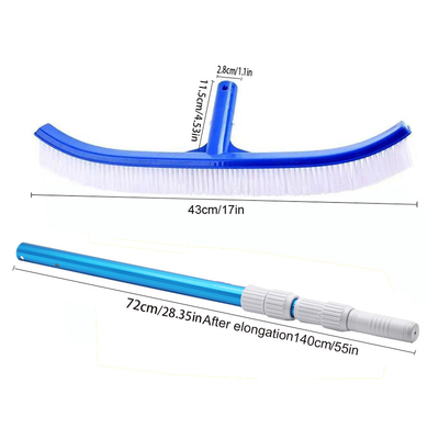 Pinceau en nylon en plastique standard pour piscine Pinceau de nettoyage en nylon pour piscine