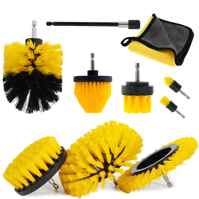 10pcs Forage de nettoyage pour pinceau ensemble d'attachement de pinceau ménager kit de forage pour cuisine