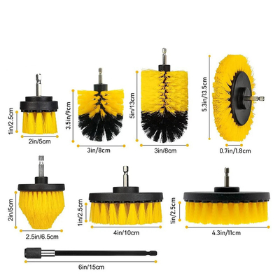 Matériau de brossage électrique de broche de nettoyage 9pcs