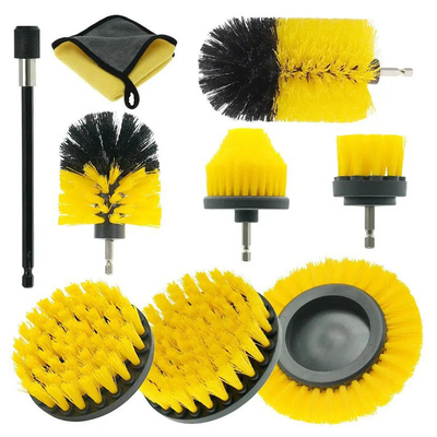 Matériau de brossage électrique de broche de nettoyage 9pcs