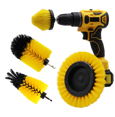 Brosse de nettoyage ménager Petits coins Nettoyer à la main roue de voiture électrique Brosse à jantes 4pcs
