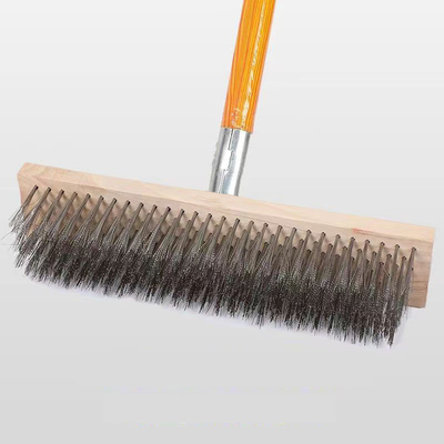 Brosses de nettoyage de cour extérieure en acier inoxydable