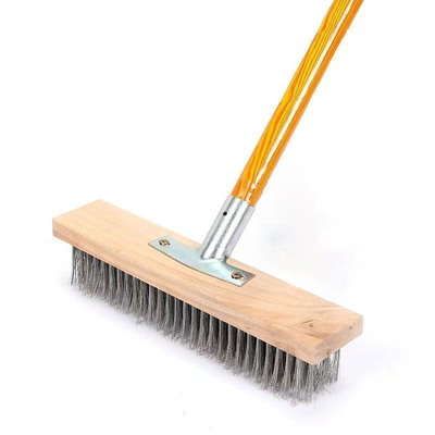 Brosses de nettoyage de cour extérieure en acier inoxydable