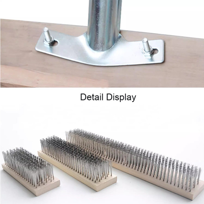Brosses de nettoyage de cour extérieure en acier inoxydable