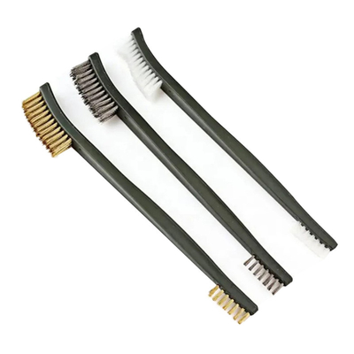 Ensemble de fil de cuivre Kit de nettoyage du métal rouille Ensemble de pinceau en nylon