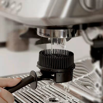 Machine à café pinceau de nettoyage en silicone pinceau à café à poignée longue