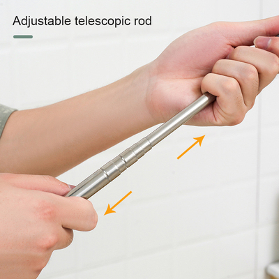 Étendre le plafond du poteau télescopique Nettoyer la poubelle en microfibre lavable