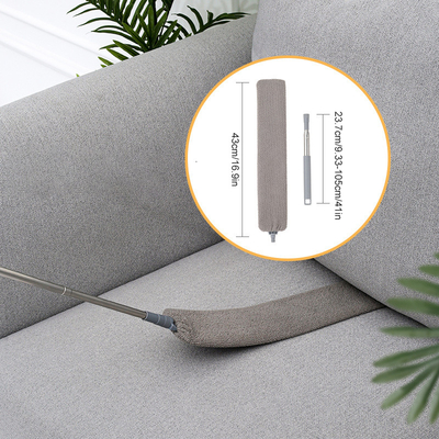 Étendre le plafond du poteau télescopique Nettoyer la poubelle en microfibre lavable