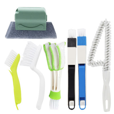 7pcs Pinceau de nettoyage de fenêtre multifonctionnel Pad de nettoyage de ménage Outils de nettoyage