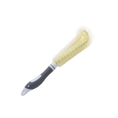 Pas de pinceau à tasse sans fin propre à main longue bouteille en forme de L propre à la brosse ménagère détaillée à la brosse de lavage de tasse