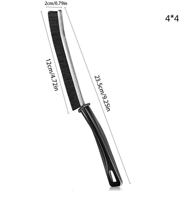 Longue brosse à fente durable durable porte et fenêtre brosse salle de bain cuisine coin brosse de nettoyage