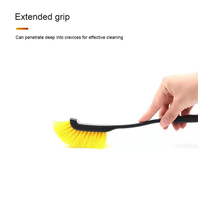 Purification de roue de voiture brosse roue hub pneu poignée longue brosse voiture à l'intérieur à l'extérieur outil de nettoyage de voiture nettoyage détaillé accessoire