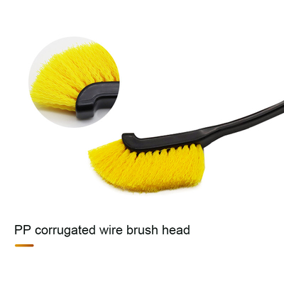 Purification de roue de voiture brosse roue hub pneu poignée longue brosse voiture à l'intérieur à l'extérieur outil de nettoyage de voiture nettoyage détaillé accessoire