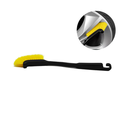 Purification de roue de voiture brosse roue hub pneu poignée longue brosse voiture à l'intérieur à l'extérieur outil de nettoyage de voiture nettoyage détaillé accessoire