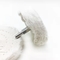 La brosse de polissage T de roue de tissu blanc de pilou a formé la largeur de meulage de la tête 75mm